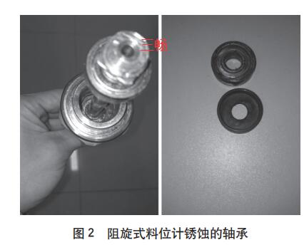 阻旋式料位計(jì)銹蝕的軸承